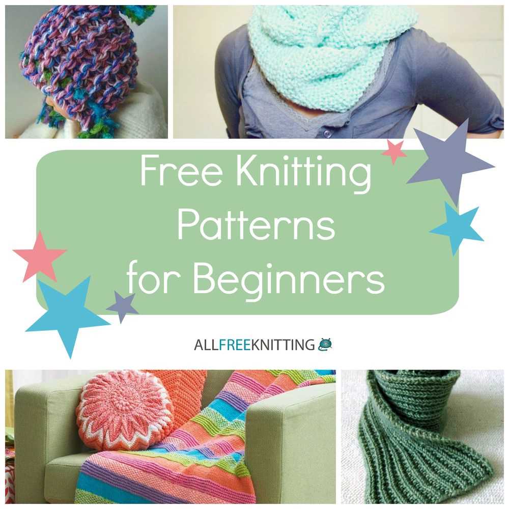 Beginner knitting patterns instructions
