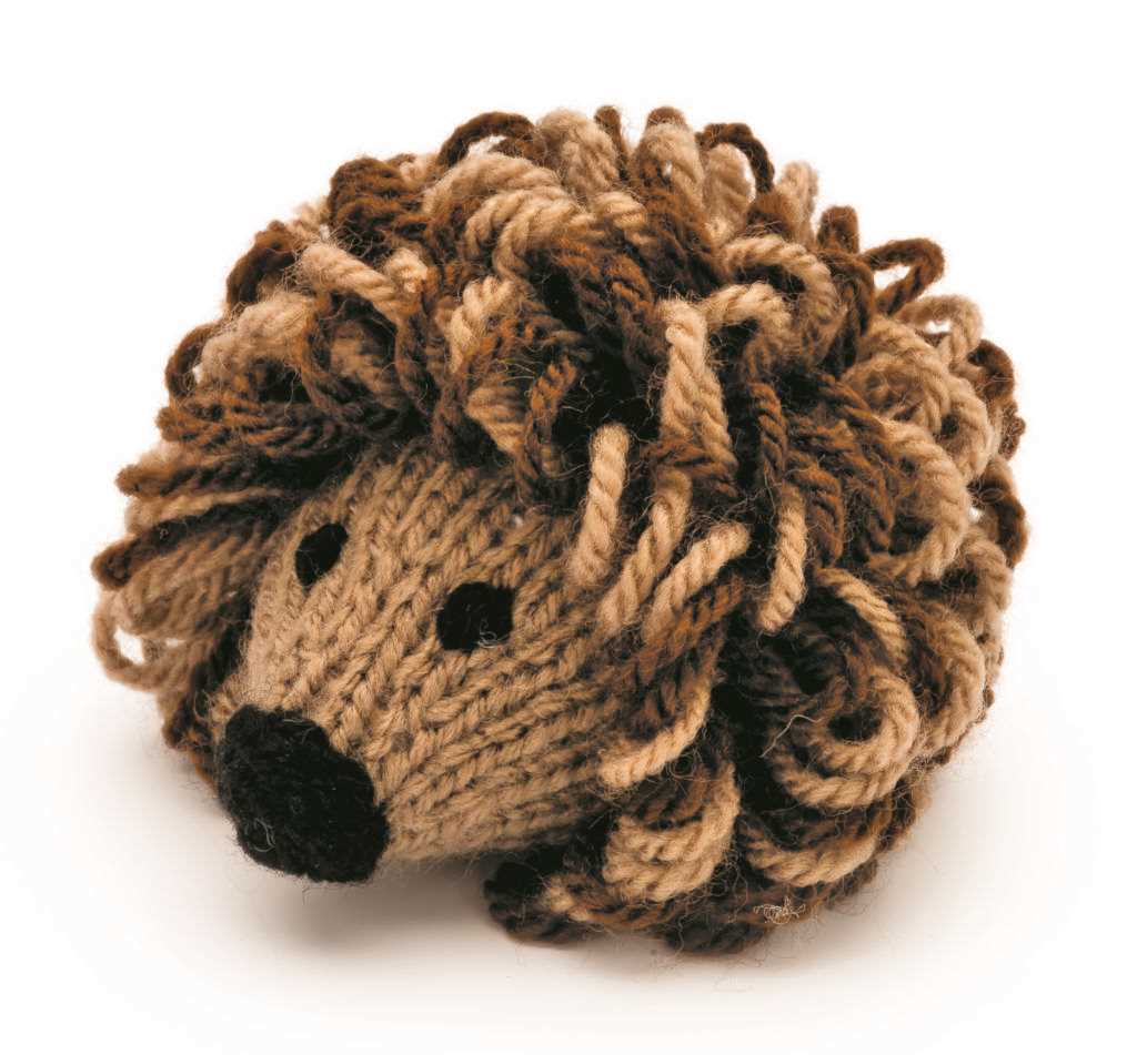 Knitted hedgehog free pattern