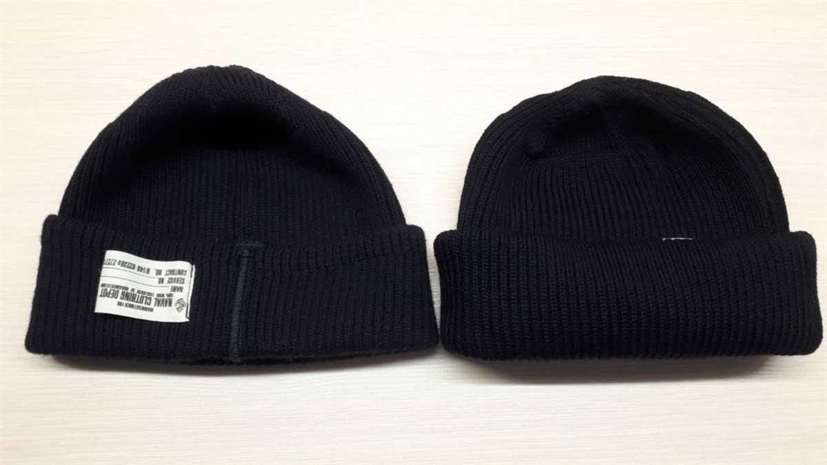Classic watch cap knit pattern