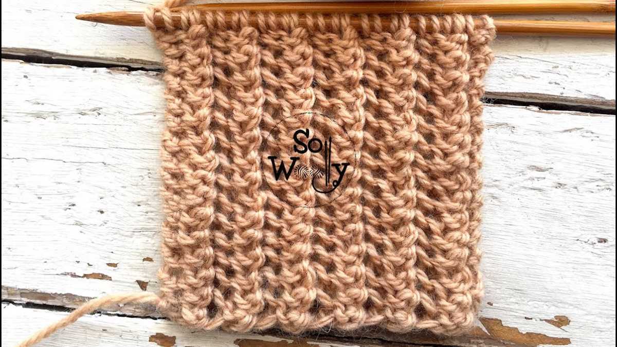 Knit a row purl a row pattern