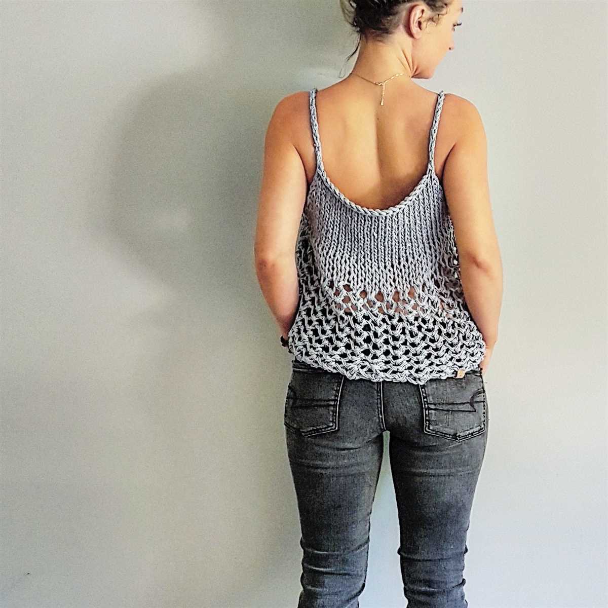 Easy knit tank top pattern
