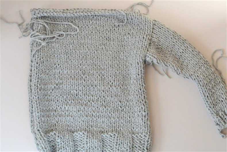Chunky knit sweater pattern