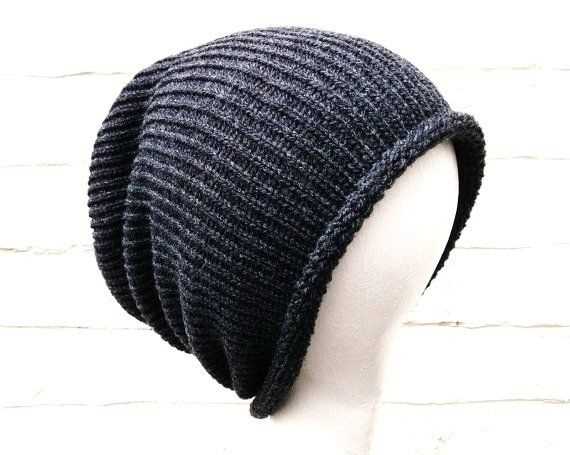 Mens slouch hat knitting pattern
