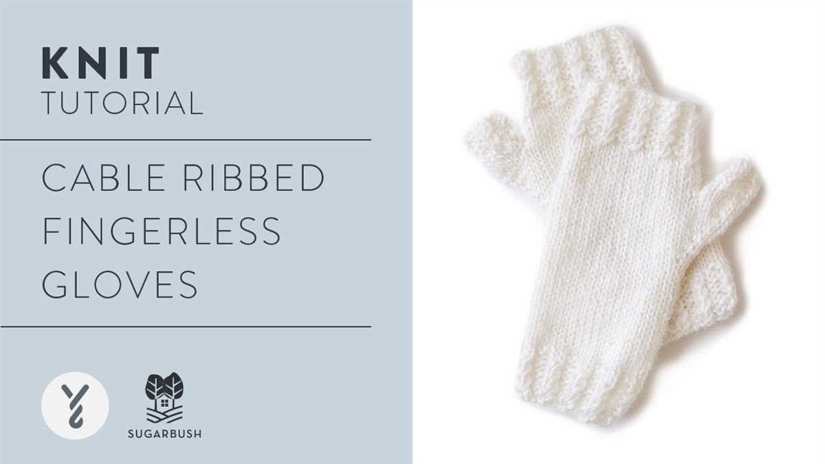 Free knit pattern fingerless gloves
