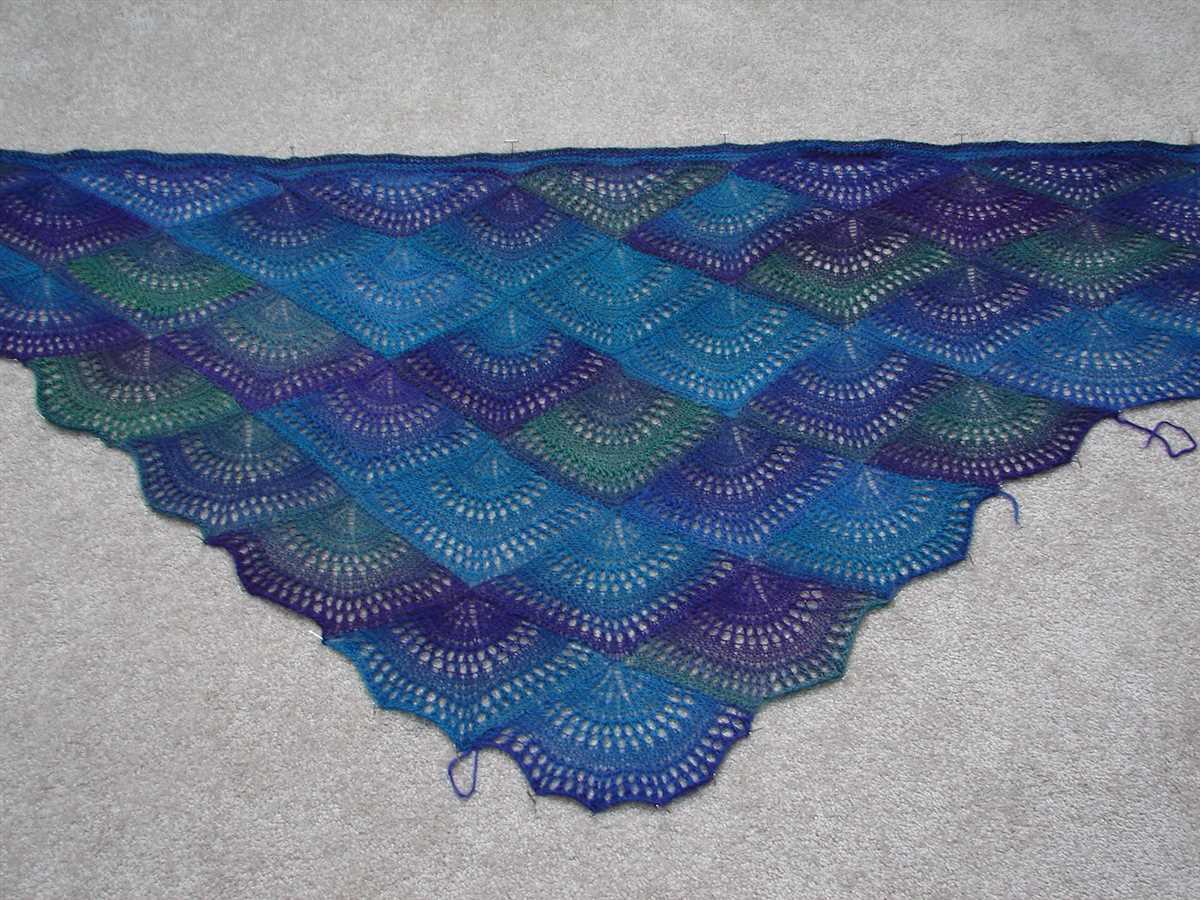 Dk shawl knitting pattern