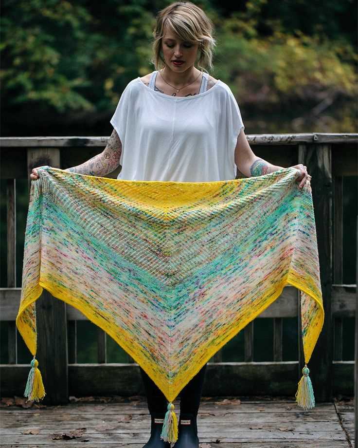 Knitting fade pattern