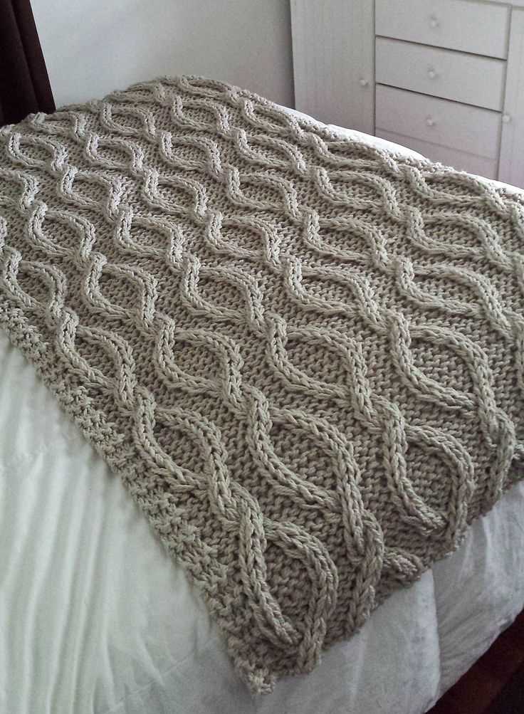 Cozy and Complimentary: Effortless Cable Knit Afghan Patterns
