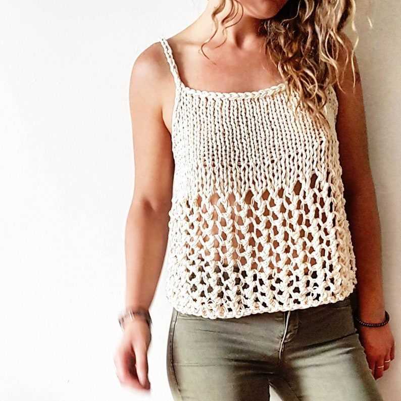 Tank top knit pattern