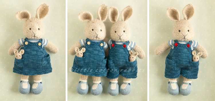 Little cotton rabbits knitting patterns