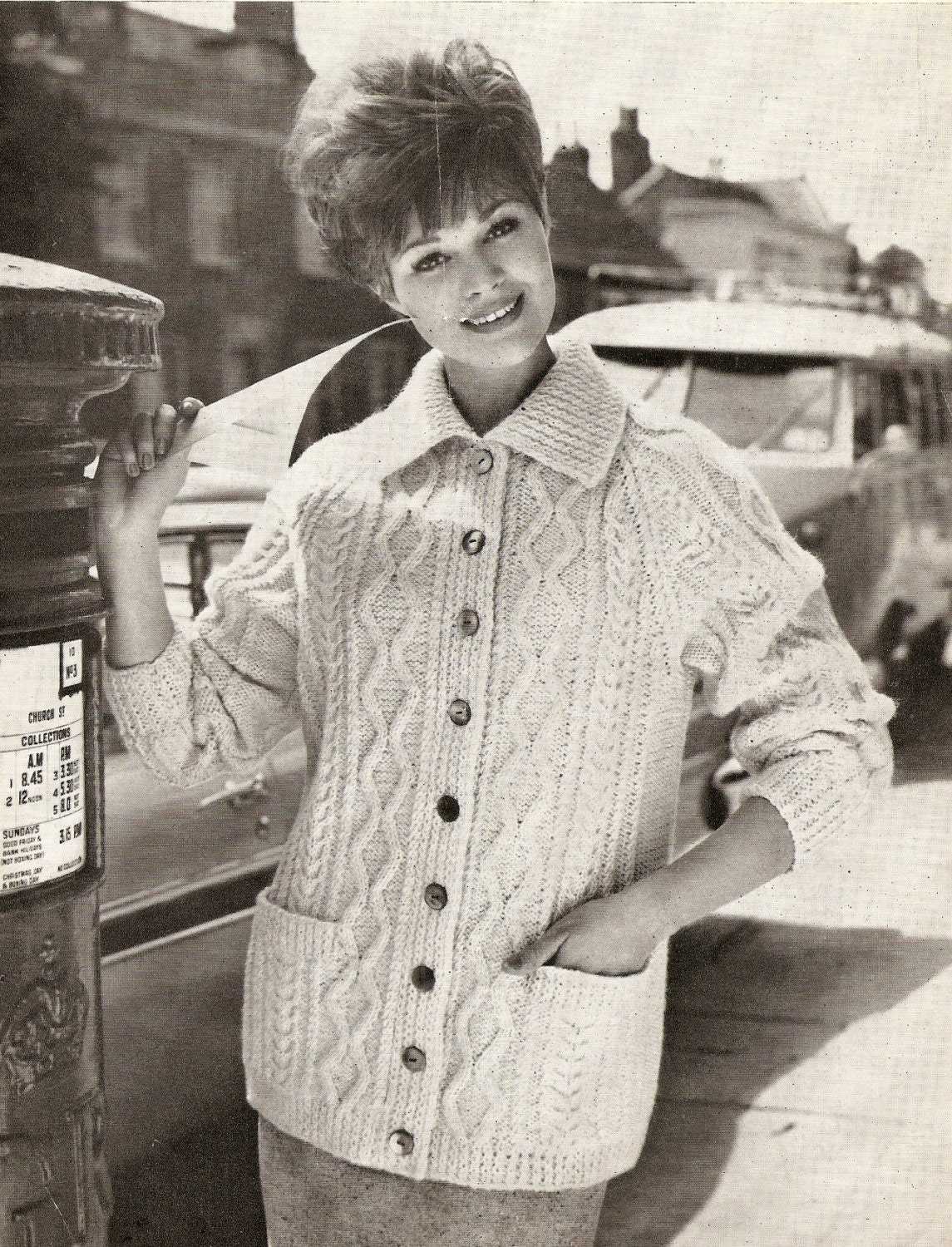 Free jacket knitting patterns ladies