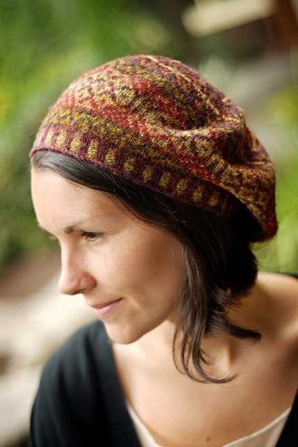 Free knitted tam hat pattern
